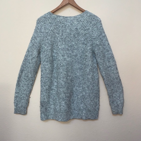Cynthia Rowley Gray Wool Blend Sweater Medium - Picture 8 of 10